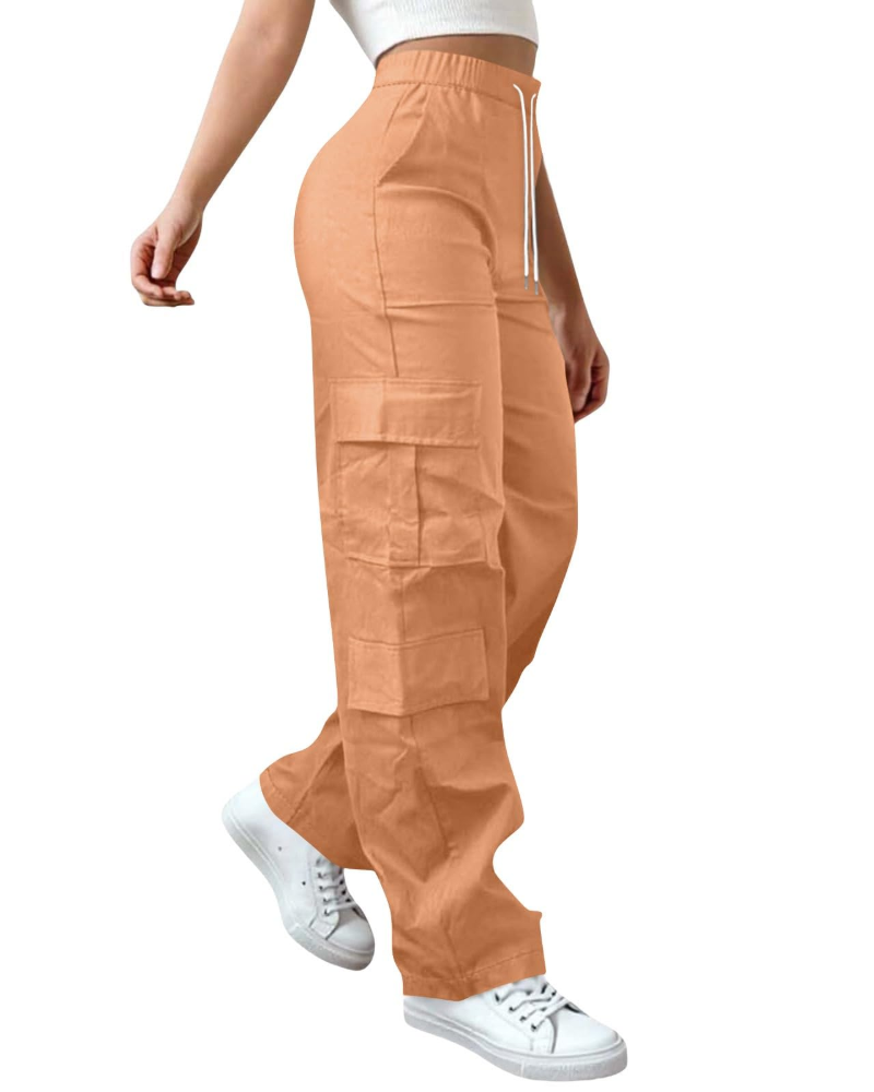 Pantaloni da donna Sydney – Pantaloni ampi a vita alta con elastico in vita, fluidi ed eleganti