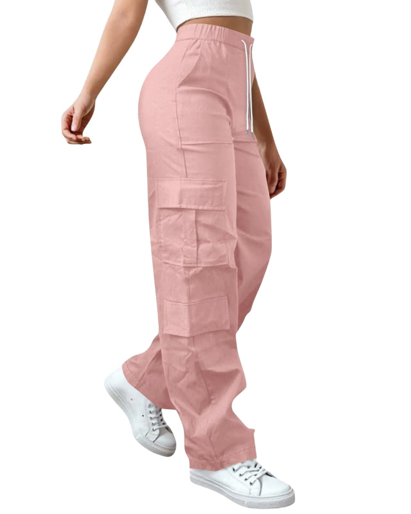 Pantaloni da donna Sydney – Pantaloni ampi a vita alta con elastico in vita, fluidi ed eleganti