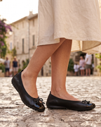 Ballerine Harper da bambina – Scarpe basse in pelle punta tonda suola in gomma