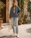 Zorine Giacca Imbottita Donna – Giacca Calda e Confortevole con Design Moderno per Autunno e Inverno