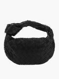Olivia Sac Mini Tressé Femme – Sac Élégant Effet Métallisé avec Design Tissé Moderne