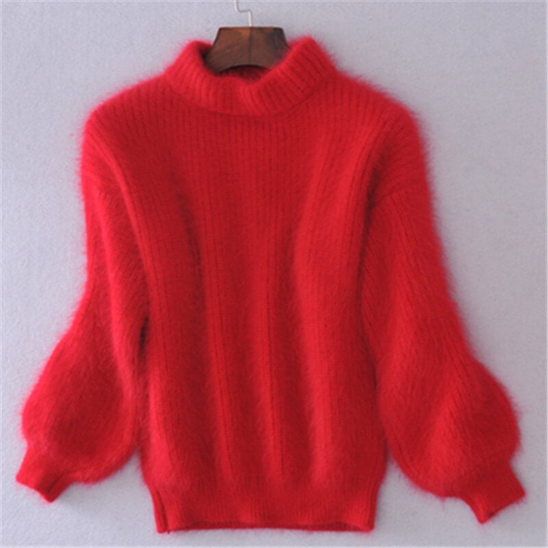 Isolde Pull Femme en Laine – Pull Tricoté Ample avec Maille Douce et Style Intemporel