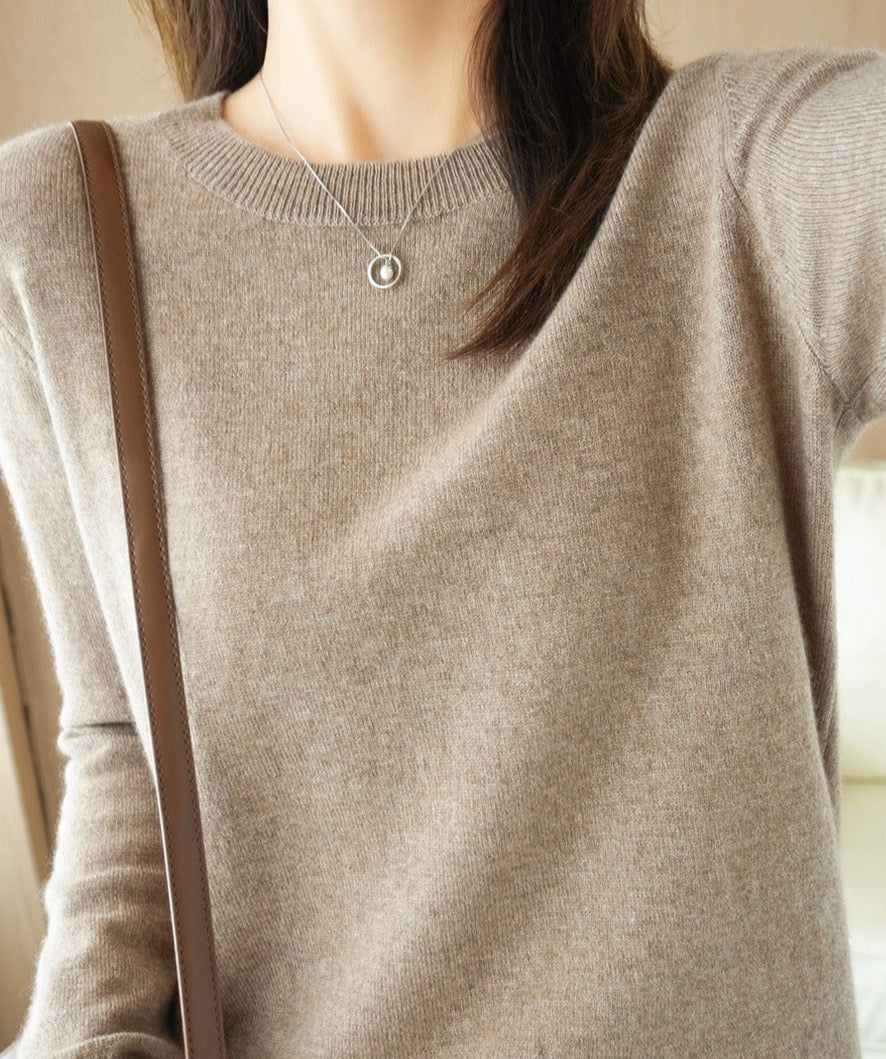 Viviane Pull Femme en Maille – Tricot Doux à Coupe Élégante & Style Intemporel