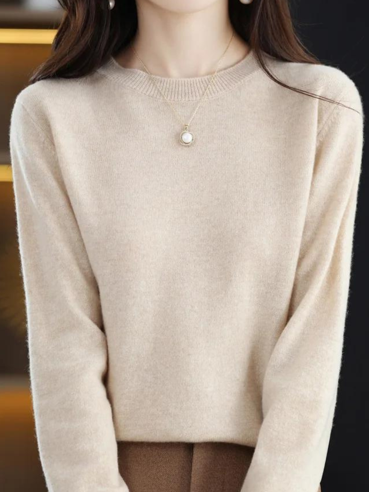 Viviane Pull Femme en Maille – Tricot Doux à Coupe Élégante & Style Intemporel