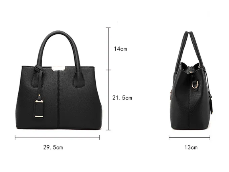 Nathalie Sac Tote Femme – Sac à Bandoulière Spacieux avec Sangle Réglable & Style Élégant