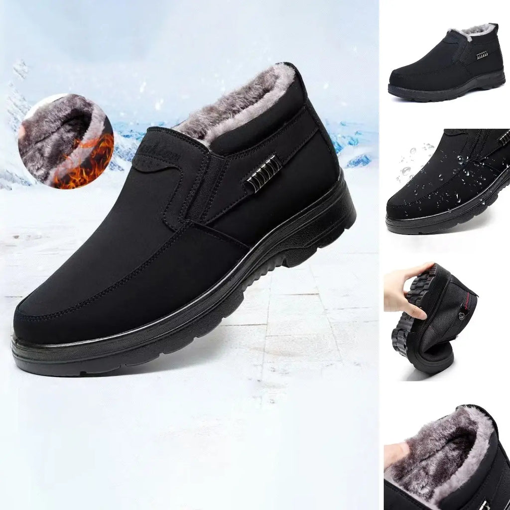 Benjamin Chaussures d'Hiver Homme – Chaussures Thermiques à Enfiler avec Doublure en Peluche