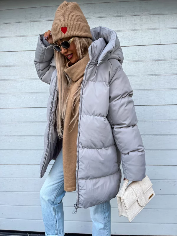 Savannah Manteau Femme d’Hiver – Doudoune Longue Chaude avec Capuche & Style Élégant