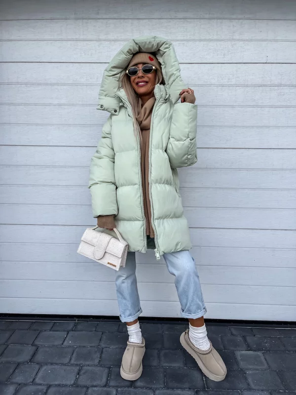 Savannah Manteau Femme d’Hiver – Doudoune Longue Chaude avec Capuche & Style Élégant