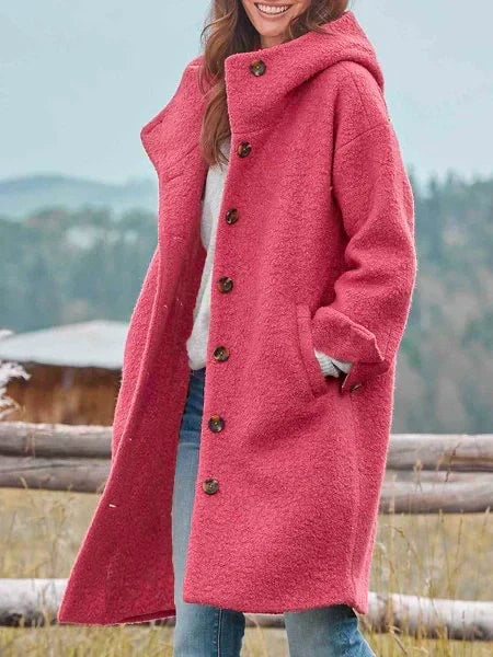 Claire Manteau Femme en Laine – Manteau Élégant, Chaud et Polyvalent pour l'Hiver