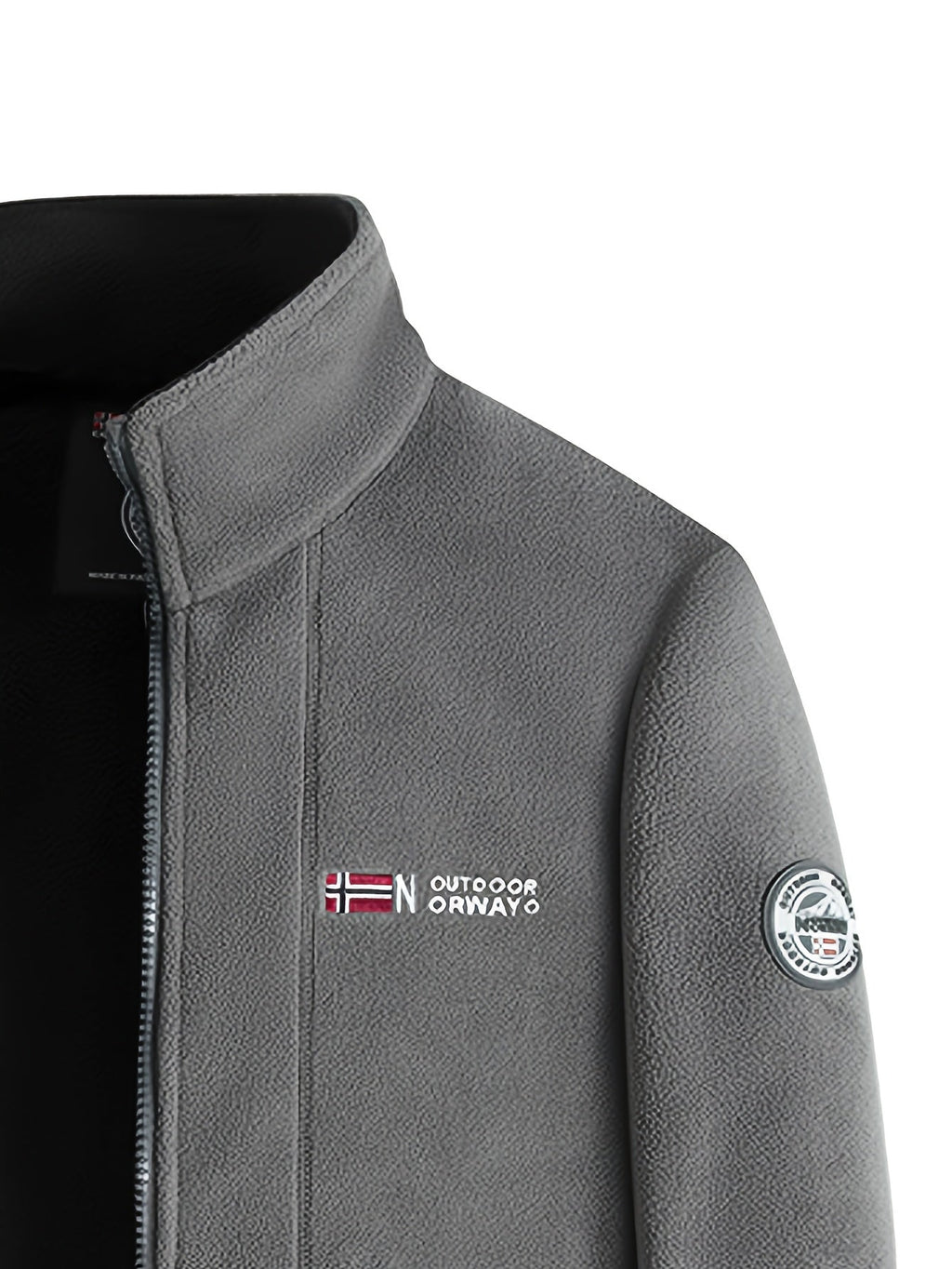 Brandon Veste Polaire Homme – Veste Outdoor Chaude et Légère avec Col Haut Protecteur