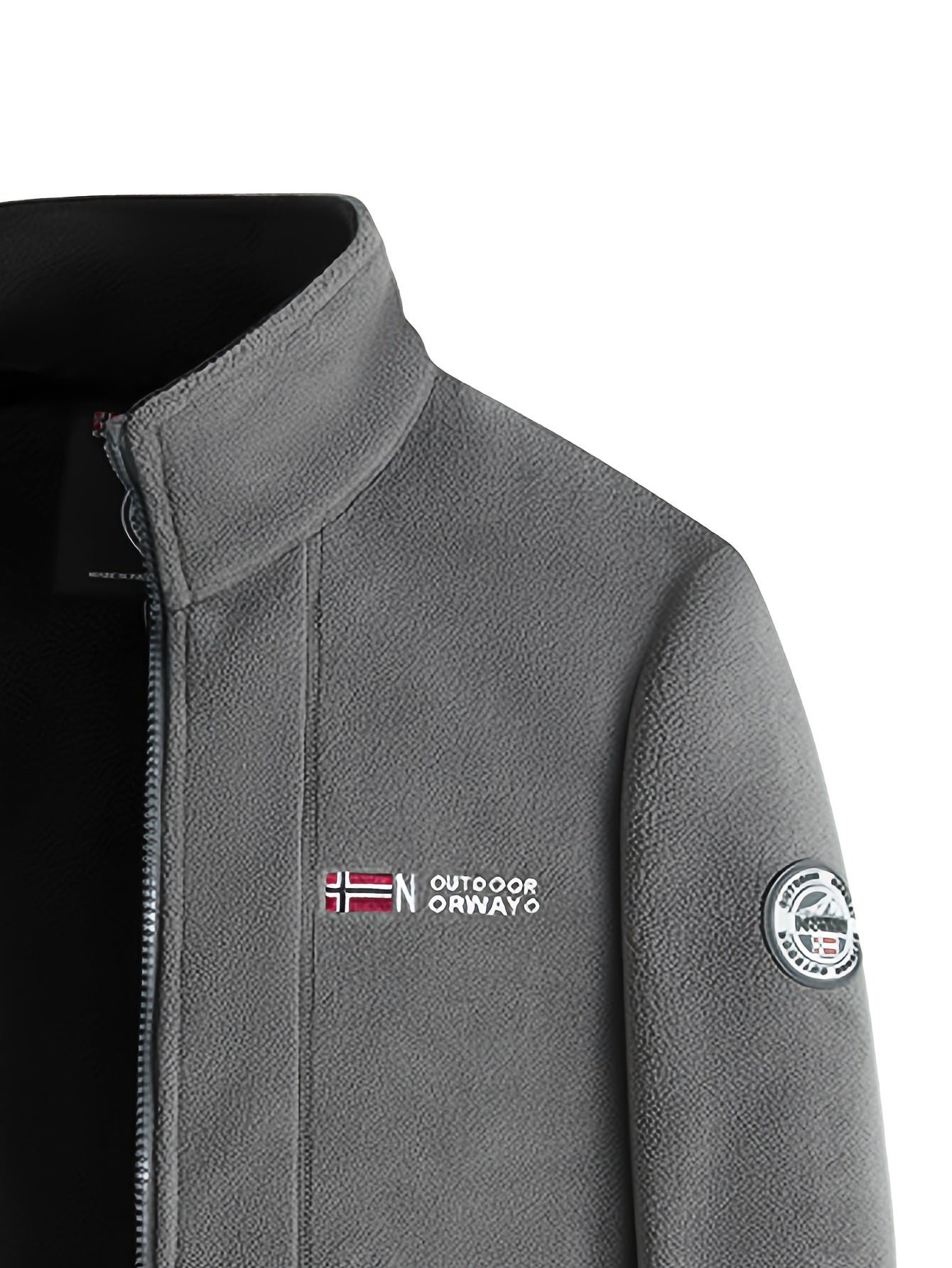 Brandon Veste Polaire Homme – Veste Outdoor Chaude et Légère avec Col Haut Protecteur