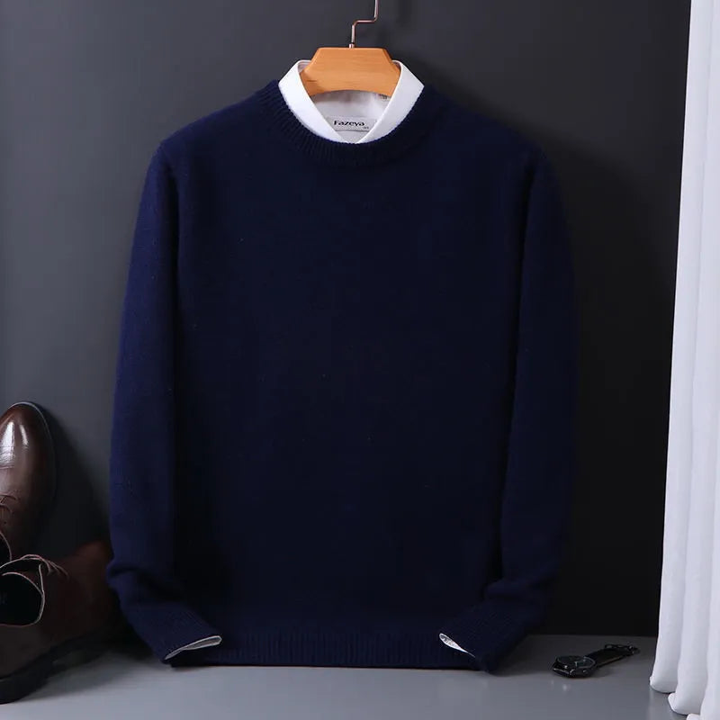 Tyler Pull Homme – En Cachemire Premium, Élégant & Doux pour l'Automne et l'Hiver