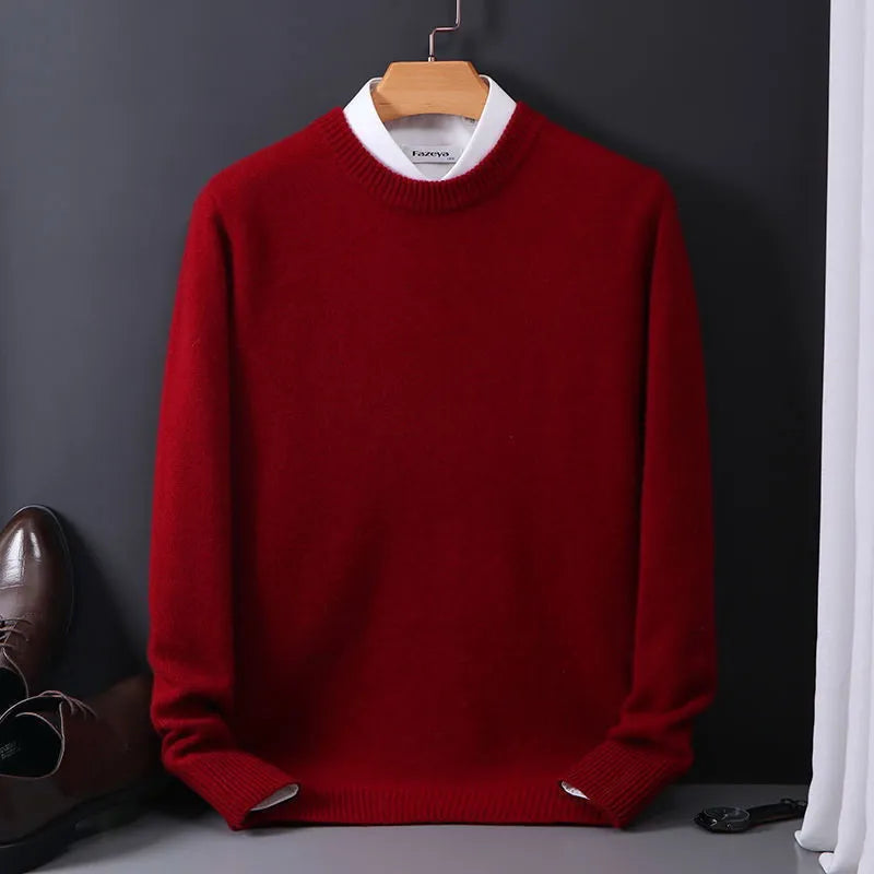 Tyler Pull Homme – En Cachemire Premium, Élégant & Doux pour l'Automne et l'Hiver