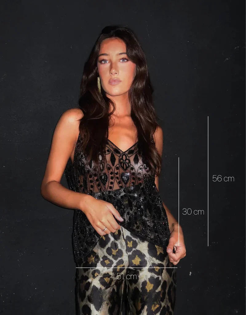 Maëlys Haut Femme Élégant – Top Chic avec Détails Raffinés, Tissu Doux & Coupe Féminine