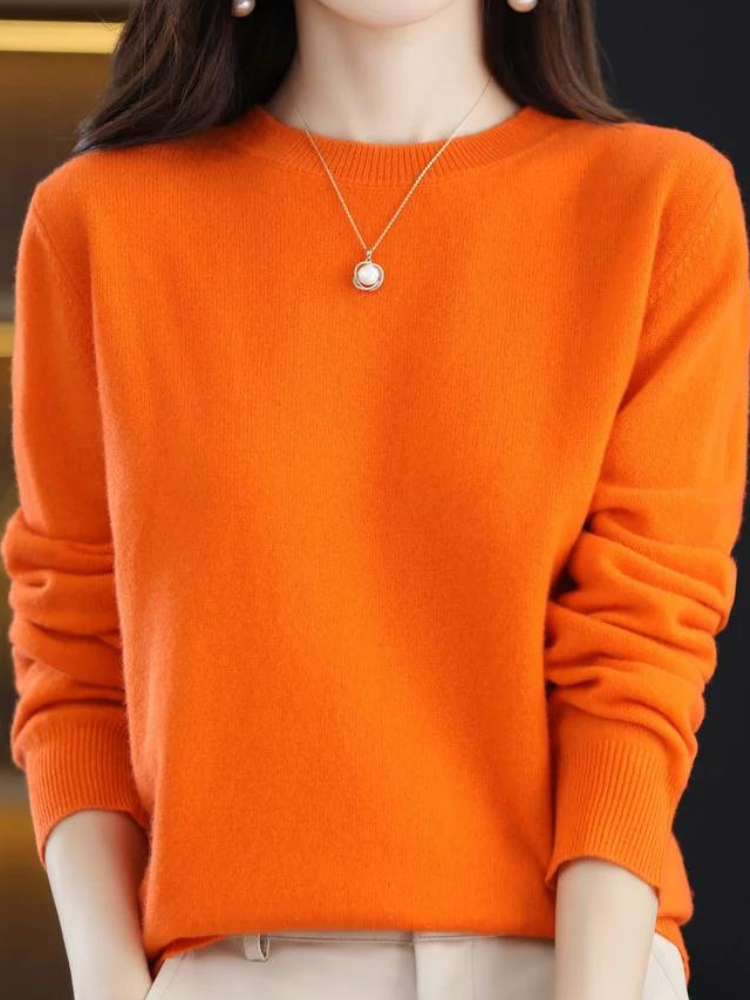 Viviane Pull Femme en Maille – Tricot Doux à Coupe Élégante & Style Intemporel