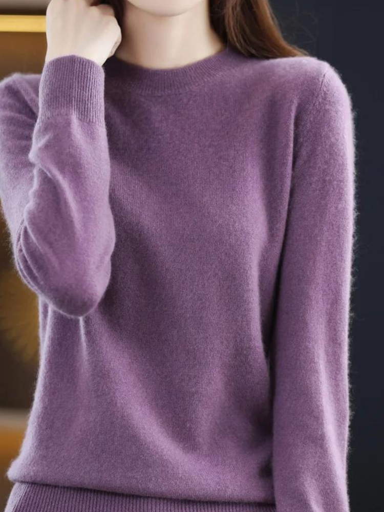 Viviane Pull Femme en Maille – Tricot Doux à Coupe Élégante & Style Intemporel