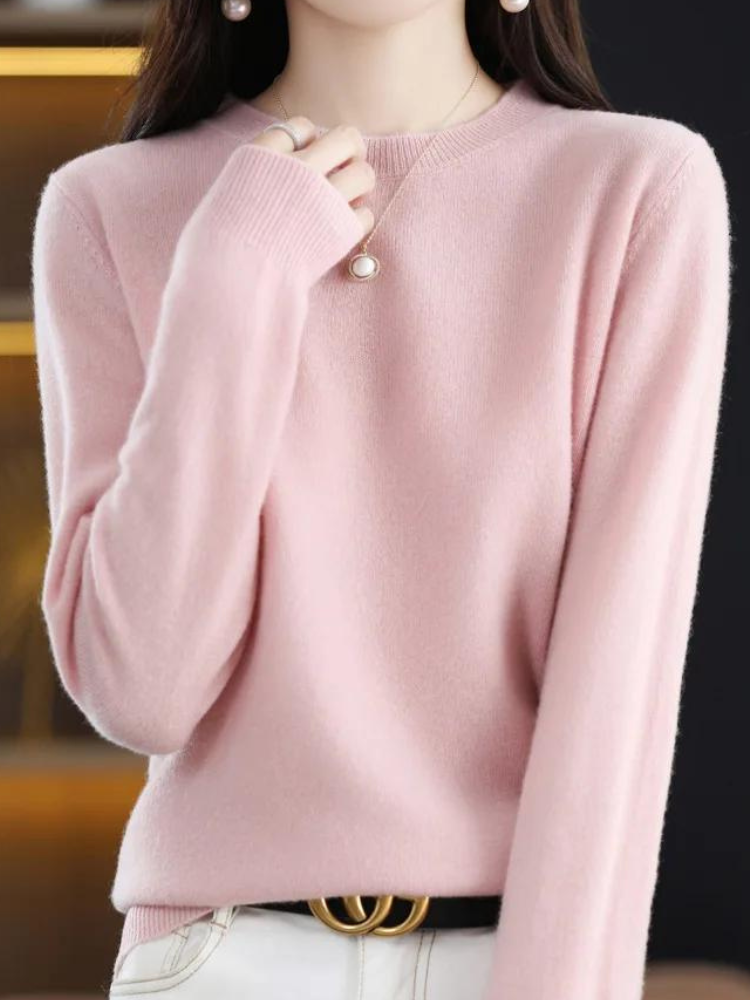 Viviane Pull Femme en Maille – Tricot Doux à Coupe Élégante & Style Intemporel