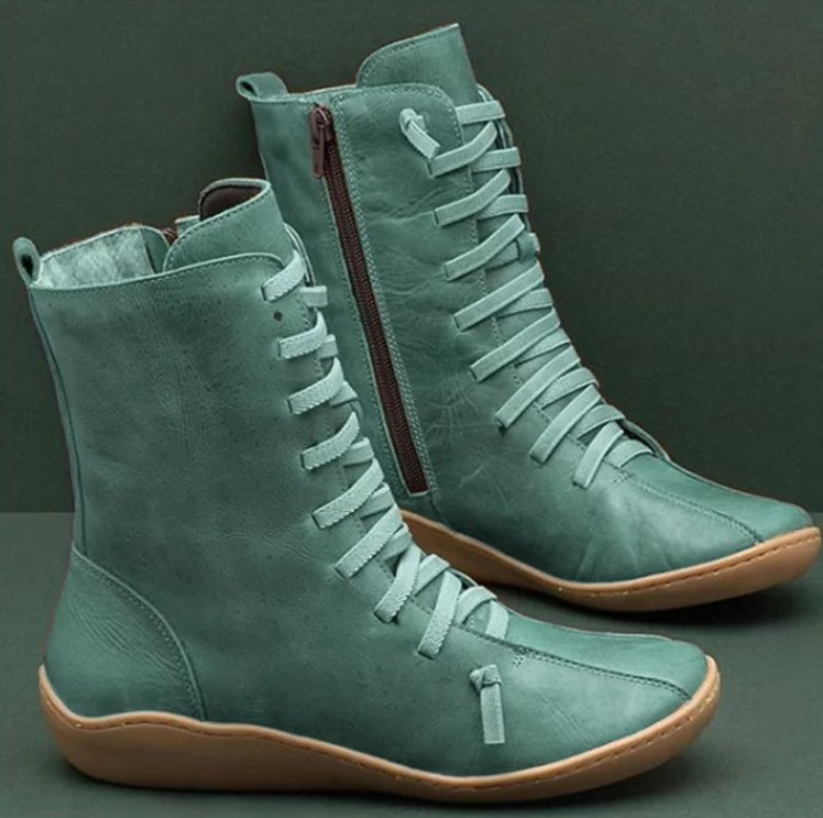 Zephyra Bottes Femme – Bottines Artisanales Élégantes avec Semelle Antidérapante et Confort Durable