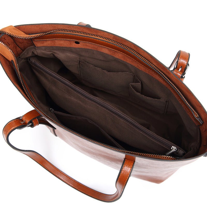 Madison Sac Cabas Femme – Grand Sac en Cuir Élégant avec Grande Capacité pour le Travail