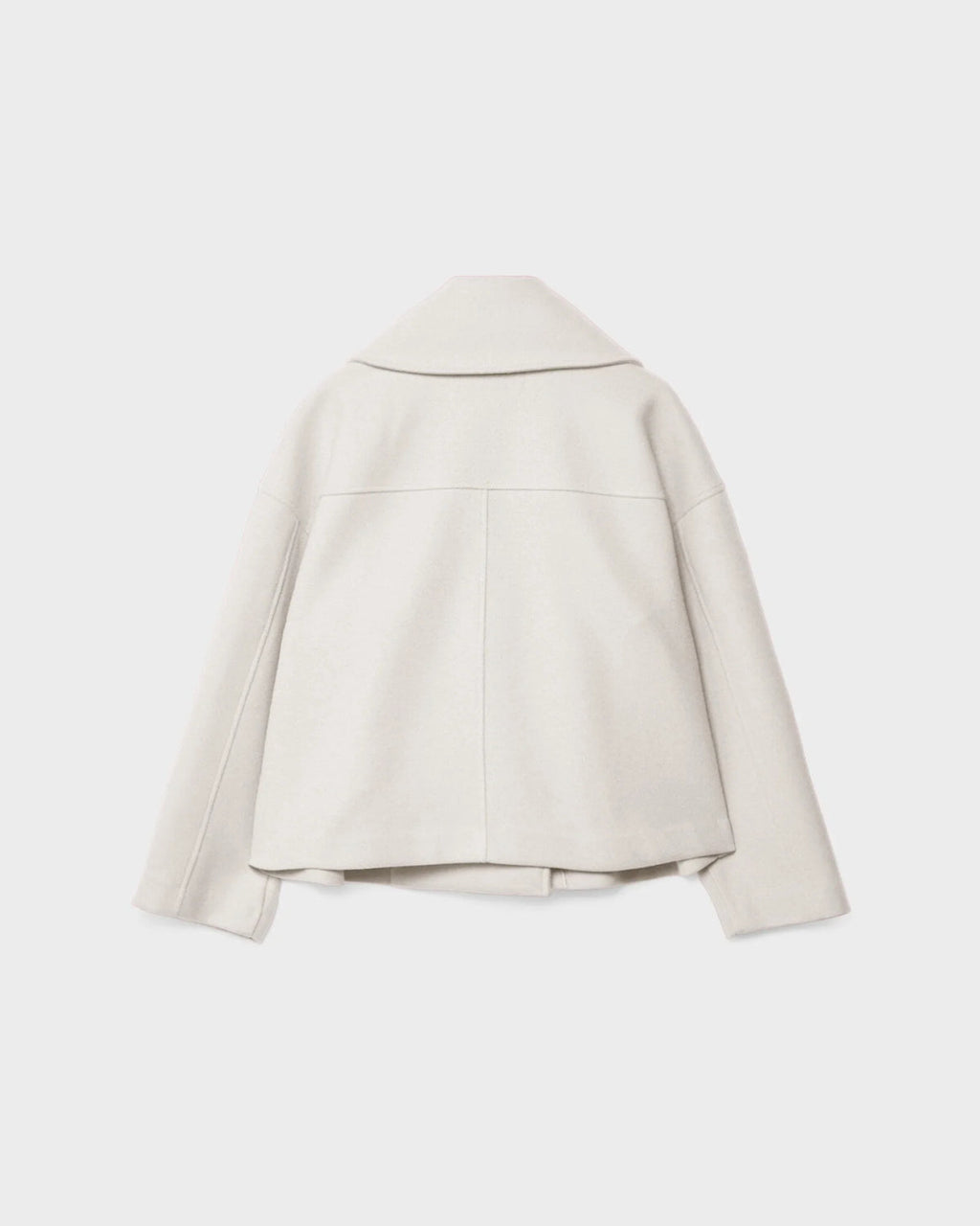 Amélie Veste Femme – Veste Courte Croisée en Laine avec Revers Élégants & Style Hivernal Chic