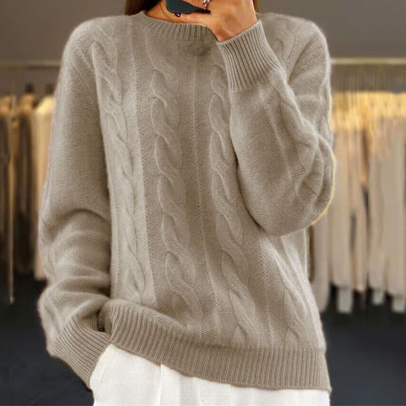 Harper Pull Femme en Laine – Pull Premium Doux et Élégant au Style Moderne