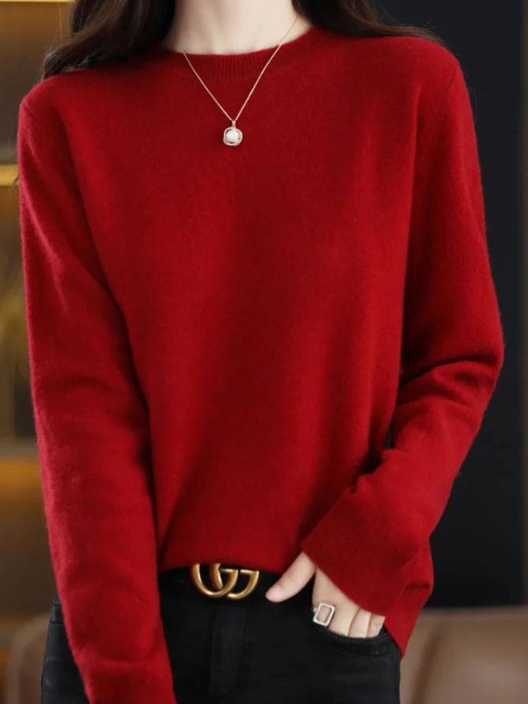 Viviane Pull Femme en Maille – Tricot Doux à Coupe Élégante & Style Intemporel