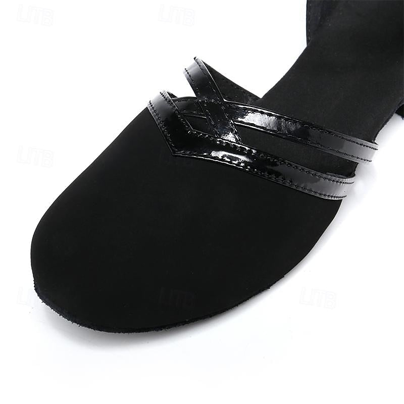 Ella Chaussures de Danse Femme – Sandales Latin et Ballroom avec Talon Stable et Confort Optimal